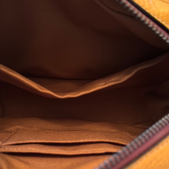 Coach Yellow and Red Crossbody Camera Bag with gunmetal accents EUC - Picture 17 of 17